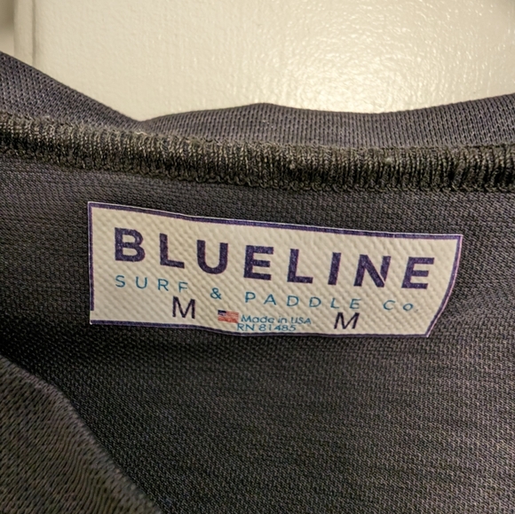 Unisex soft rash guard /Tshirt Blue Line Surf and Paddle Co - Picture 2 of 3